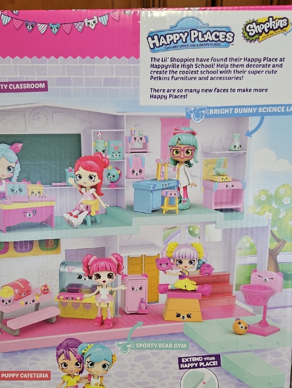 Shopkins Happy Places Happyville High School Playset NIB - Picture 9 of 9